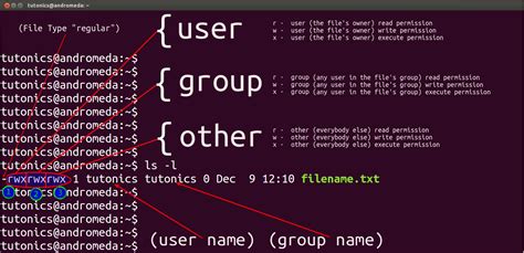 linux list file permissions.